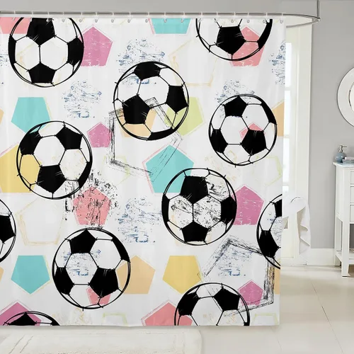 Vista 23 de Feelyou Cortina de ducha con diseño de gato para decoración de baño, bonita cortina de baño para puestos de bañeras, accesorios de baño divertidos