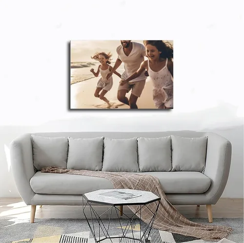 Vista 8 de JDBeehpy Impresiones en lienzo personalizadas con tus fotos para fotos de boda, fotos de familia/mascotas/imagen de arte de pared, póster ideal