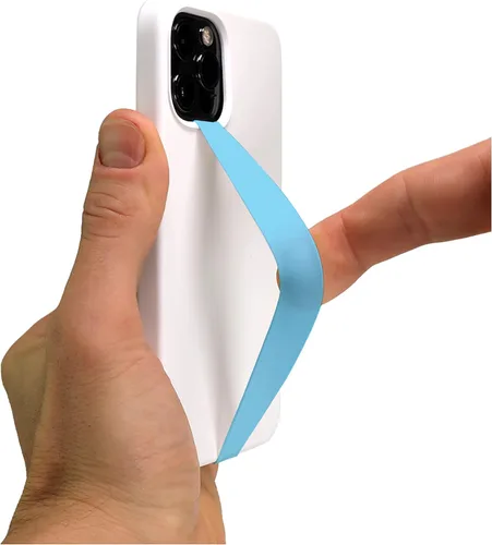 Vista 15 de Phone Loops: Agarre de teléfono no elástico, correa de teléfono, soporte de teléfono para mano, pequeño, ligero y discreto soporte para teléfono