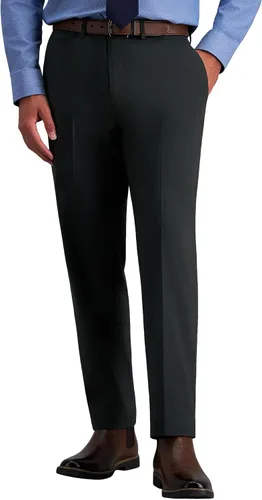 Vista 31 de Haggar Pantalones y Chaquetas de Traje por Separado Jmh Premium Stretch de Corte Entallado para Hombres Negro Sólido