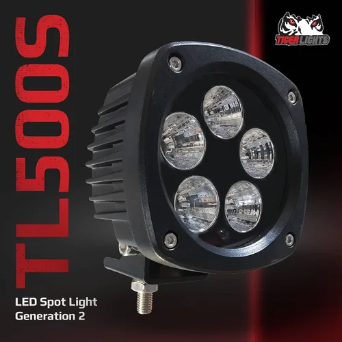 Vista 9 de Tiger Lights TL500S - Foco LED compacto de 50 W, 9 V, compatible con/reemplazo para Caterpillar 415F2ST, 416D, 416EST, 416F2ST, 416F2STLR, 416FST