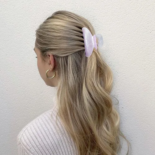 Vista 6 de 10 pinzas para el cabello medianas para cabello grueso/fino, agarre fuerte, antideslizante, pinza de mandíbula para el cabello, accesorios