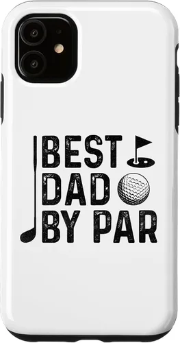 Vista 5 de iPhone 15 Best Dad By Par For Golfers Father's Day Case