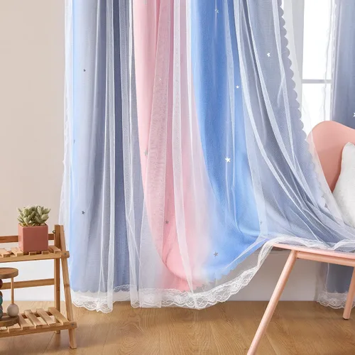 Vista 39 de XiDi - Cortinas para decoración de dormitorio Beige34/54/1