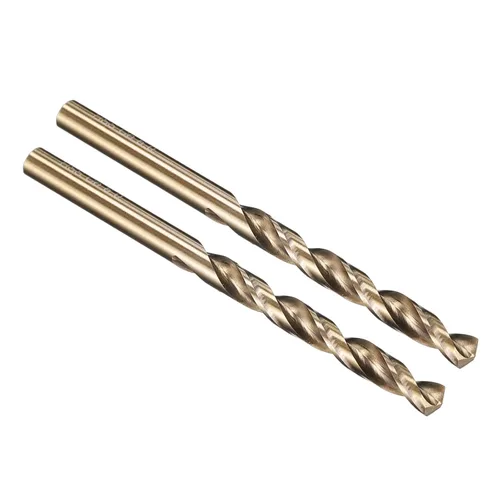 Vista 176 de PATIKIL Broca Jobber de 0.039 in, vástago recto M35 cobalto 5% acero de alta velocidad 135° acabado dorado para metal duro de acero inoxidable - 2