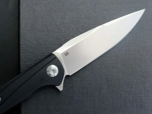 Vista 4 de Eafengrow EF957 Cuchillo plegable D2 Hoja de acero G10 Mango con clip de bolsillo Mecanismo de bloqueo confiable EDC Cuchillo Flipper para Camping