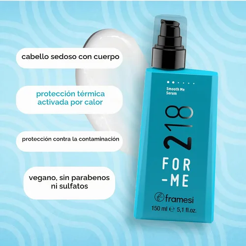 Vista 2 de FRAMESI FOR-ME 218 Suero Smooth Me