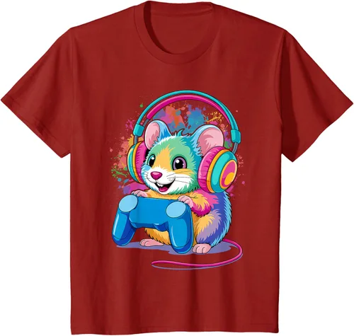 Vista 41 de Mouse Gaming Animal Video Games Funny T-Shirt