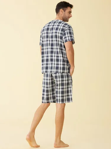 Vista 4 de Latuza Conjunto de pijama de algodón para hombre