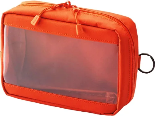 Vista 11 de LIHITLAB Estuche de marcador transparente voluminoso, 5.1 x 7.1 x 2.4 pulgadas, negro (F7582-24)