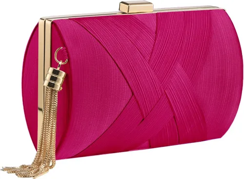 Vista 12 de Bolso de mano para mujer, bolso de mano de noche con borla, bolso cruzado y bolso de hombro para fiesta de noche de boda