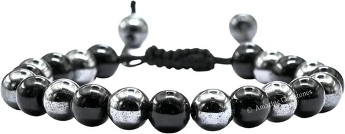 Vista 38 de Amazing Gemstone Pulsera de control de ira – Howlita Amazonita Lava Juego de pulseras para hombres y mujeres, curativa, calmante, ansiedad, alivio