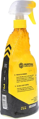 Vista 4 de Hunters Specialties Scent-A-Way MAX Field - Spray inodoro Eliminador de aromas de caza, aroma de cubierta para caza de ciervos
