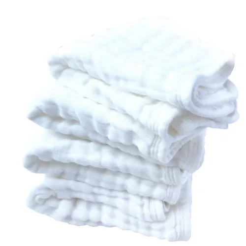 Vista 7 de Synrroe Paños para eructos grandes, paños de muselina para bebé, extra absorbentes y suaves, 6 capas de 20 x 10 pulgadas, 100% algodón