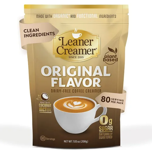 Vista 5 de Leaner Creamer Vanilla Bliss - Crema de café en polvo, 80 porciones