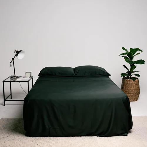 Vista 20 de THE LAD COLLECTIVE Juego de ropa de cama 2.0 – Juego de sábanas y fundas de almohada de 4 piezas, mezcla de algodón personalizada, suave, cómodo