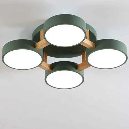 Vista 17 de Lámpara de techo LED, lámpara de techo 33WGreen 3 CCT para dormitorio, sala de estar, cocina