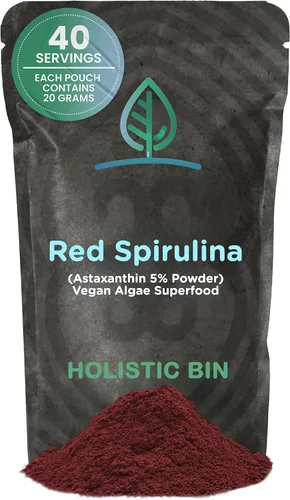 Vista 8 de Alkaline Rock Stars - Suplemento de algas azules, verdes y rojas - 500 mg Fitoplancton marino puro más astaxantina Rico en antioxidantes