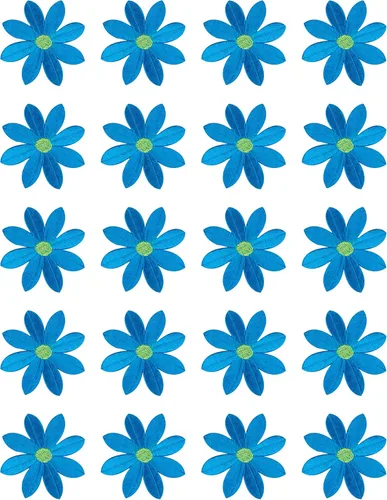 Vista 16 de 20 piezas de 2.7 pulgadas de margaritas grandes de hierro bordados con apliques florales para ropa, cortina, almohada, manta, adornos, zapatos
