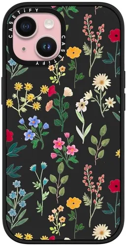Vista 11 de CASETiFY Funda para iPhone 15 - Impacto Ajuste delgado, protección contra caídas de grado militar de 8.2 pies, 4 unidades, negro Kingsnake Negro