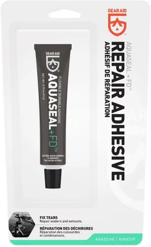 Vista 2 de Gear Aid Aquaseal - Sellador impermeable de neopreno adhesivo transparente de 0.75 onzas