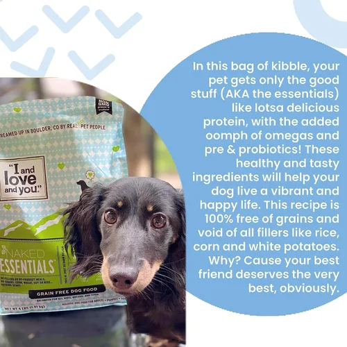 Vista 7 de I And Love And You" Naked Essentials - Alimento para perros: cordero y bisonte + pollo y pato