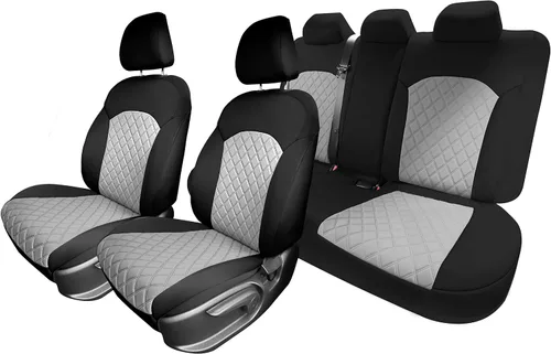 Vista 15 de FH Group Fundas de asiento de automóvil de ajuste personalizado específicamente hechas para Kia Forte 2019-2022, fundas de asiento de automóvil