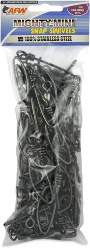 Vista 9 de American Fishing Wire Mighty Mini grúa giratoria, línea de pesca esencial, equipo de pesca compacto, giro de agua salada, giro de acero inoxidable