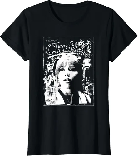 Vista 5 de Stranger Things Camiseta Hellfire Club Chrissy In Memory of, Negro