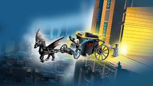 Vista 2 de Lego 75951 Animales fantásticos Grindelwald´S Escape Carriage Toy, regalos de Harry Potter, juguetes de construcción y juego para niños