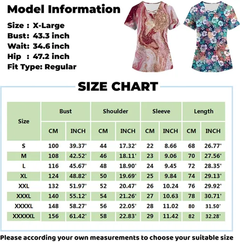 Vista 3 de Ropa quirúrgica de Navidad para mujer, talla grande, suave, cómodo, overol duradero, uniforme de enfermera, con bolsillo