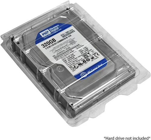 Vista 5 de Funda de plástico ESD Clamshell para discos duros internos de 3.5" (3.5" 10 unidades)