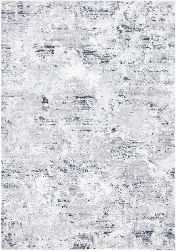 Vista 50 de SAFAVIEH Amelia Collection ALA705H - Alfombra de área de 2 pies 2 pulgadas x 4 pies, carbón y marfil, diseño abstracto moderno, no desprende pelusa