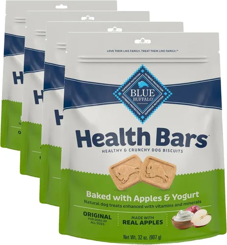 Vista 10 de Blue Buffalo Health Bars - Mini galletas para perros con huevo y queso