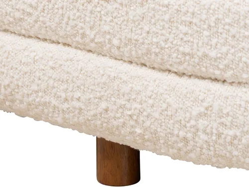Vista 7 de Baxton Studio Betiana Modern Japandi - Banco de almacenamiento de madera con acabado marrón nogal Gris claro/marrón nogal
