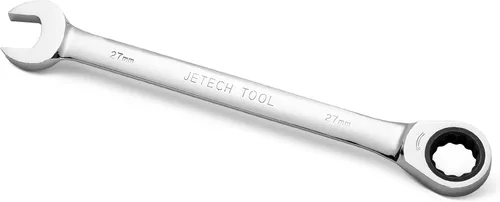 Vista 12 de Jetech - Llave combinada de trinquete de 10 mm, llave de carraca de grado industrial con trinquete de 12 puntas y 72 dientes, acero Cr-V forjado