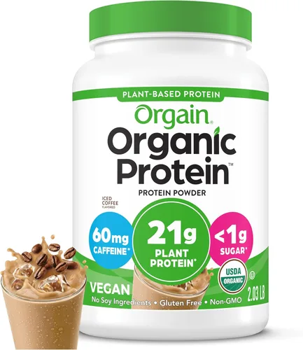 Vista 15 de Orgain - Proteína vegana orgánica en polvo, pastel de cumpleaños - 21g de proteína a base de plantas, 7g de fibra prebiótica, bajo en carbohidratos
