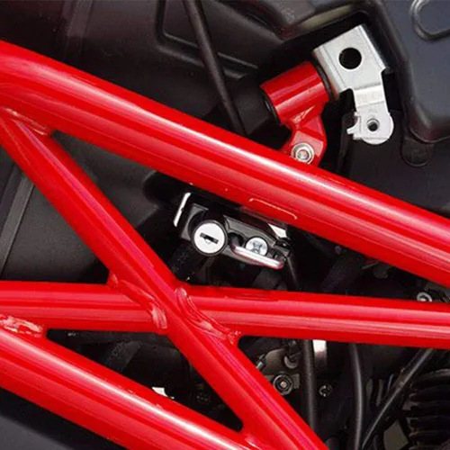 Vista 2 de GUAIMI Bloqueo de casco de motocicleta Cerradura de seguridad antirrobo para Ducati Monster 696/796 todos los años Montser 1100 2009-2010
