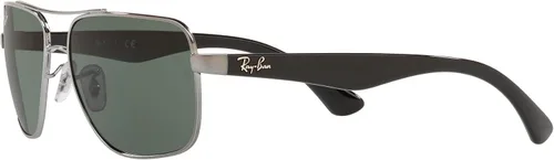 Vista 3 de Ray-Ban RB3483 - Gafas de sol cuadradas de metal para hombre