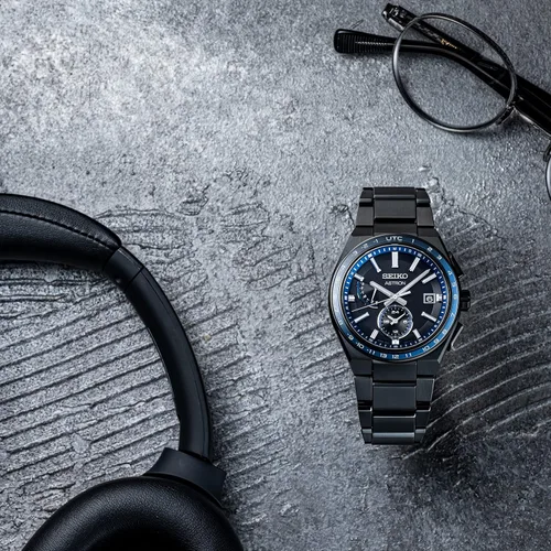 Vista 5 de Seiko SBXY041 ASTRON Solar Radio Line Banda de Metal para Hombre Reloj Enviado desde Japón, Negro -, Moderno