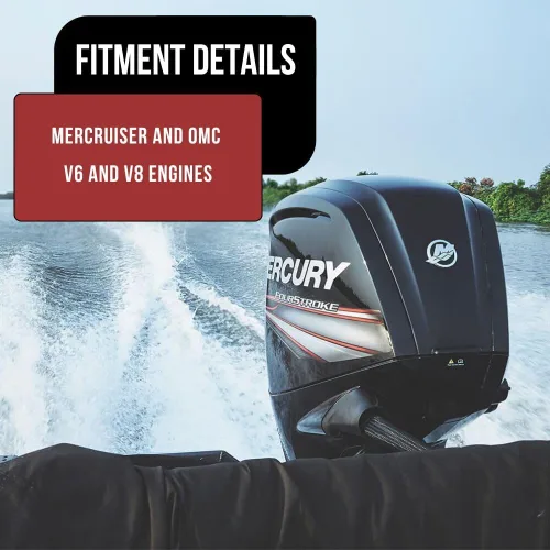Vista 3 de BOMBA DE COMBUSTIBLE 3.8, 4.3 V6 MARINO. REEMPLAZA MERCURY MERCRUISER 862077A1 y 41141A2. OMC 509408. MCM 175, 185, 205 y 4.3L/LX BRIDA ID M60315