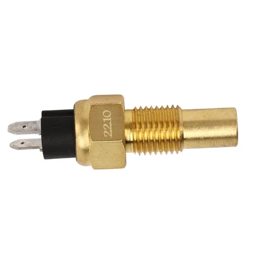 Vista 5 de Sensor de temperatura del refrigerante del motor, sensor de temperatura del agua de aceite 1/4NPT con alarma automática y, M14x1.5 257.0 °F 6‑24V