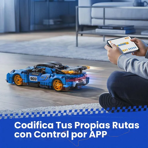 Vista 4 de Sillbird Kit de construcción de robot de coche con control remoto, regalos