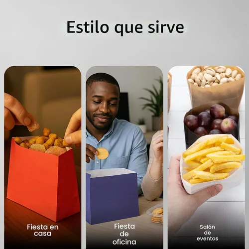 Vista 6 de Restaurantware Bolsa pequeña de papel Kraft, paquete de 100