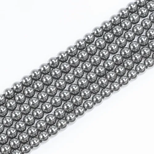 Vista 21 de Cuentas de gemas naturales redondas sueltas para fabricación de joyas DIY, energía de cristal, curación. 1 filamento de 38 cm (Amazonita, 4 mm