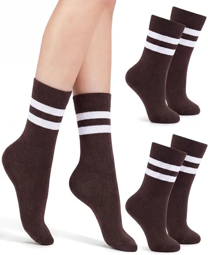 Vista 31 de Syhood Crew Stripe Socks Unisex Athletic Socks