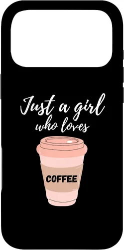 Vista 22 de Just A Girl Who Loves Coffee Funny Java Lover Design Cute Case for iPhone 16