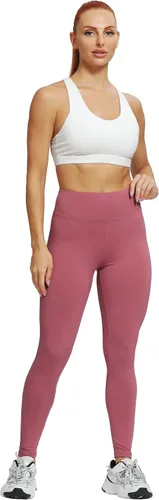 Vista 5 de VALANDY Leggings de cintura alta para mujer elásticos control de abdomen entrenamiento correr yoga pantalones tallas regulares y grandes