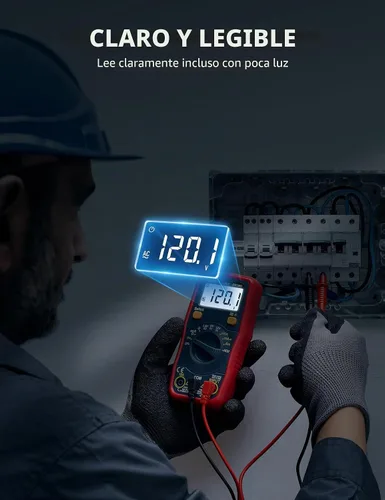 Vista 6 de AstroAI DM130B Multimeter, 4000 Counts, Auto-Ranging, Capacitance Testing