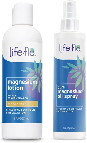 Vista 8 de LIFE-FLO Loción de magnesio - Loción de magnesio altamente concentrada para niños y adultos - Calma los músculos y las articulaciones cuando se